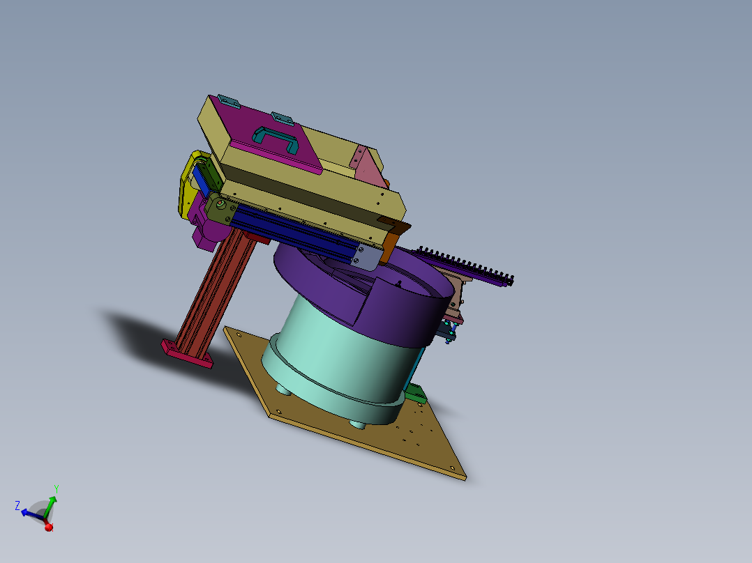 带料仓式振动盘上料机
