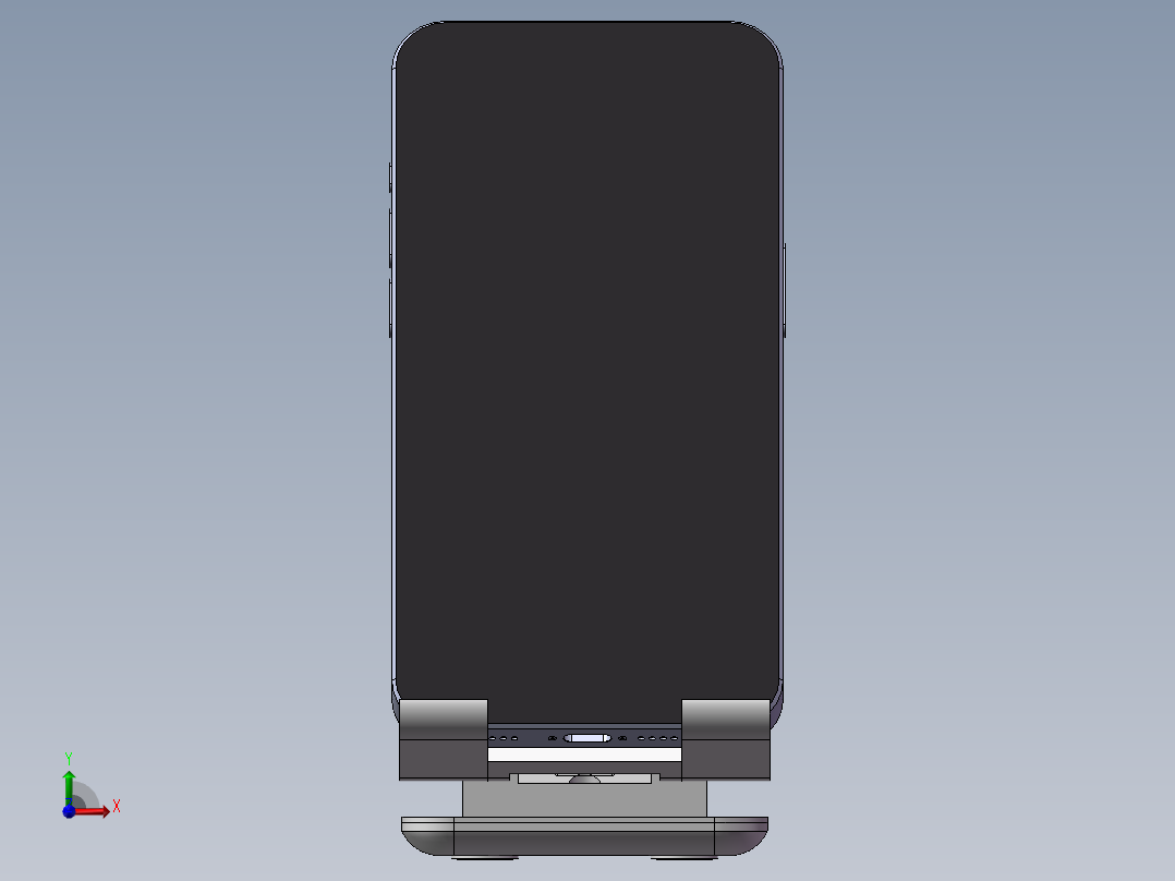 折叠手机支架前视图