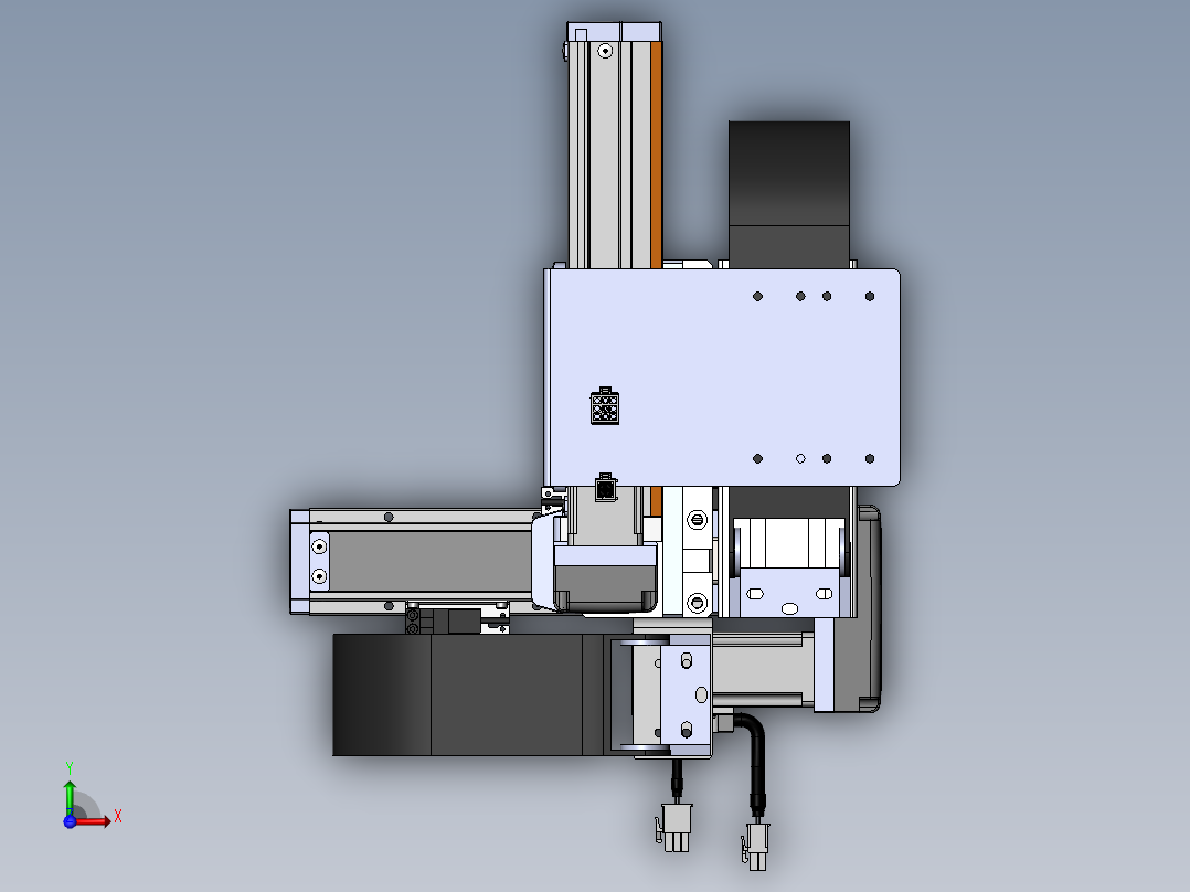 内嵌直交机械手XYG系列XYG220-A3前视图