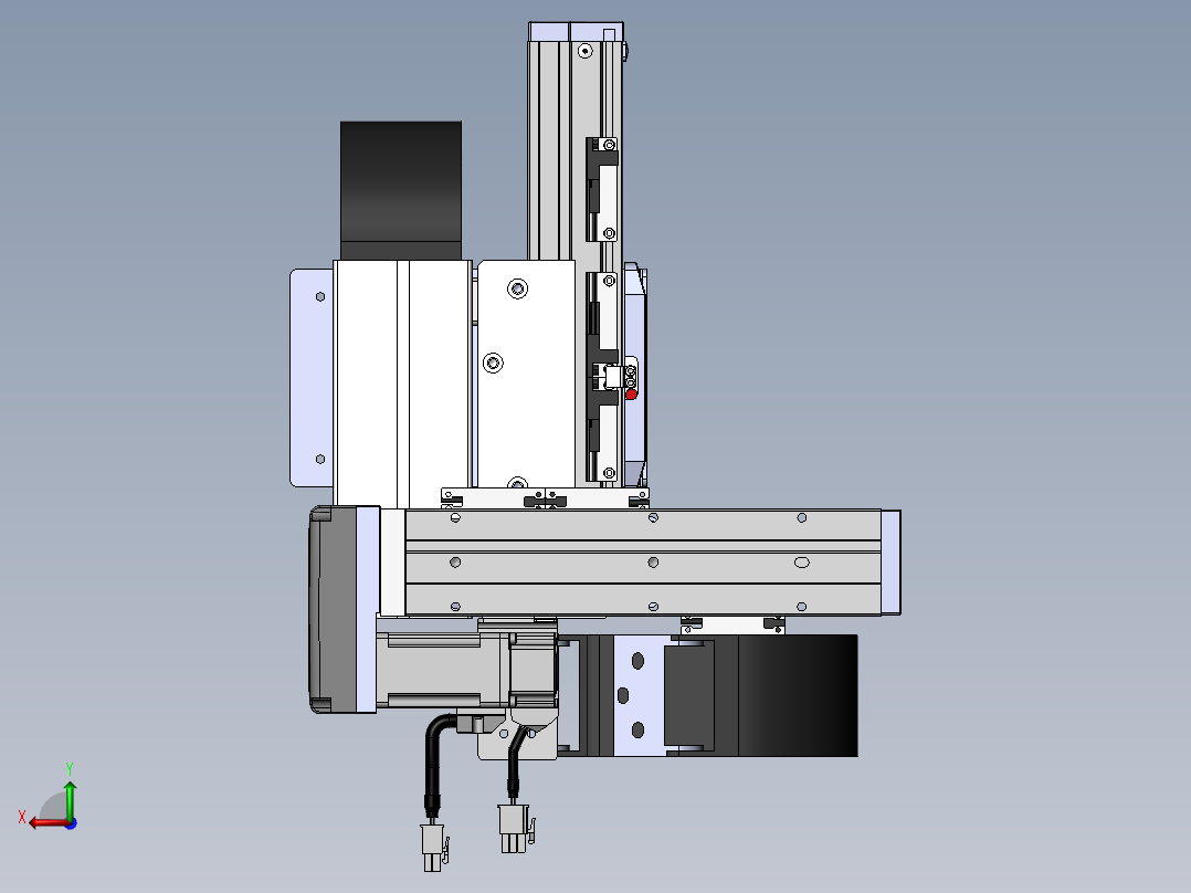 内嵌直交机械手XYG系列XYG220-A3后视图