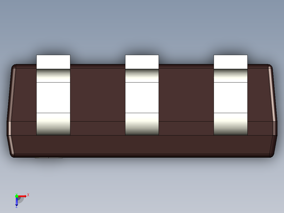 电子元件的SC-74封装。具有3、4、5和6引脚覆盖区的不同实施例俯视图