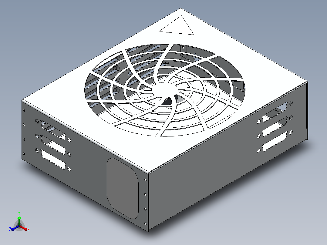 电箱 (1)正等轴测图
