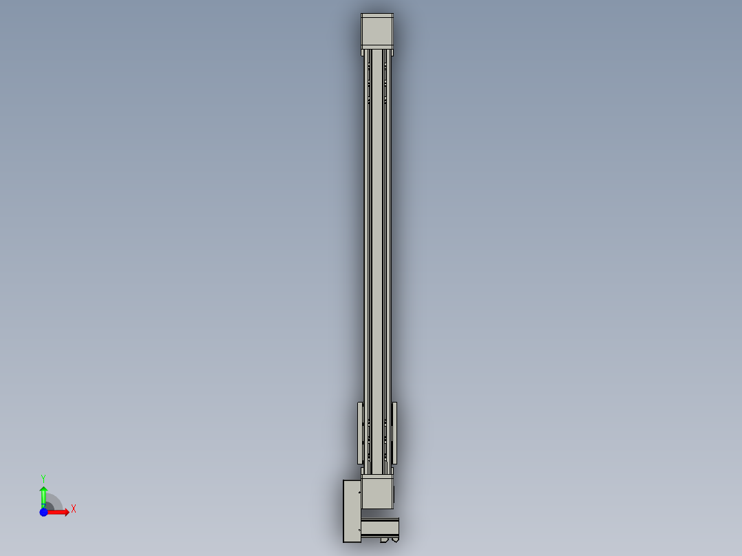 欧规系列-GB8-L96-S1000-BL-P40-MS3前视图