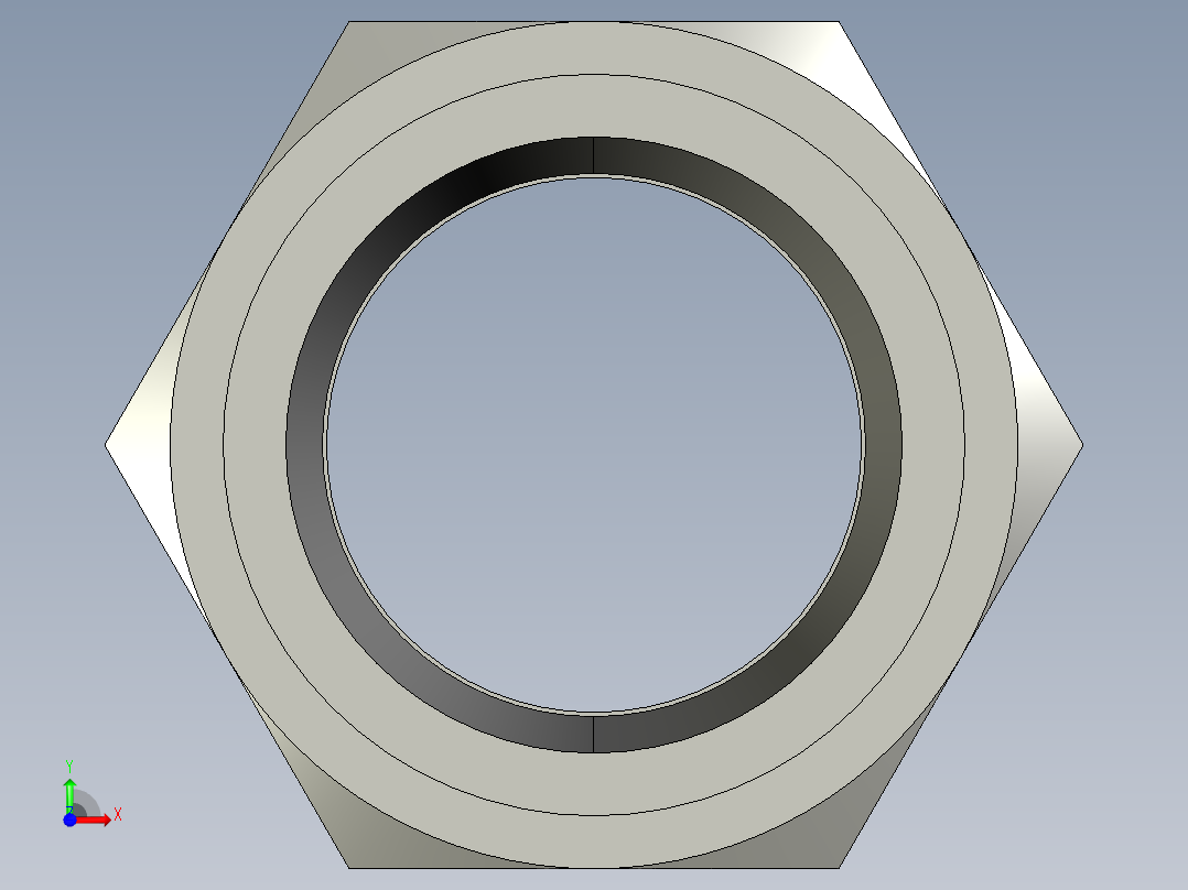 卡套式工业通用硬管接头10_bu-s前视图