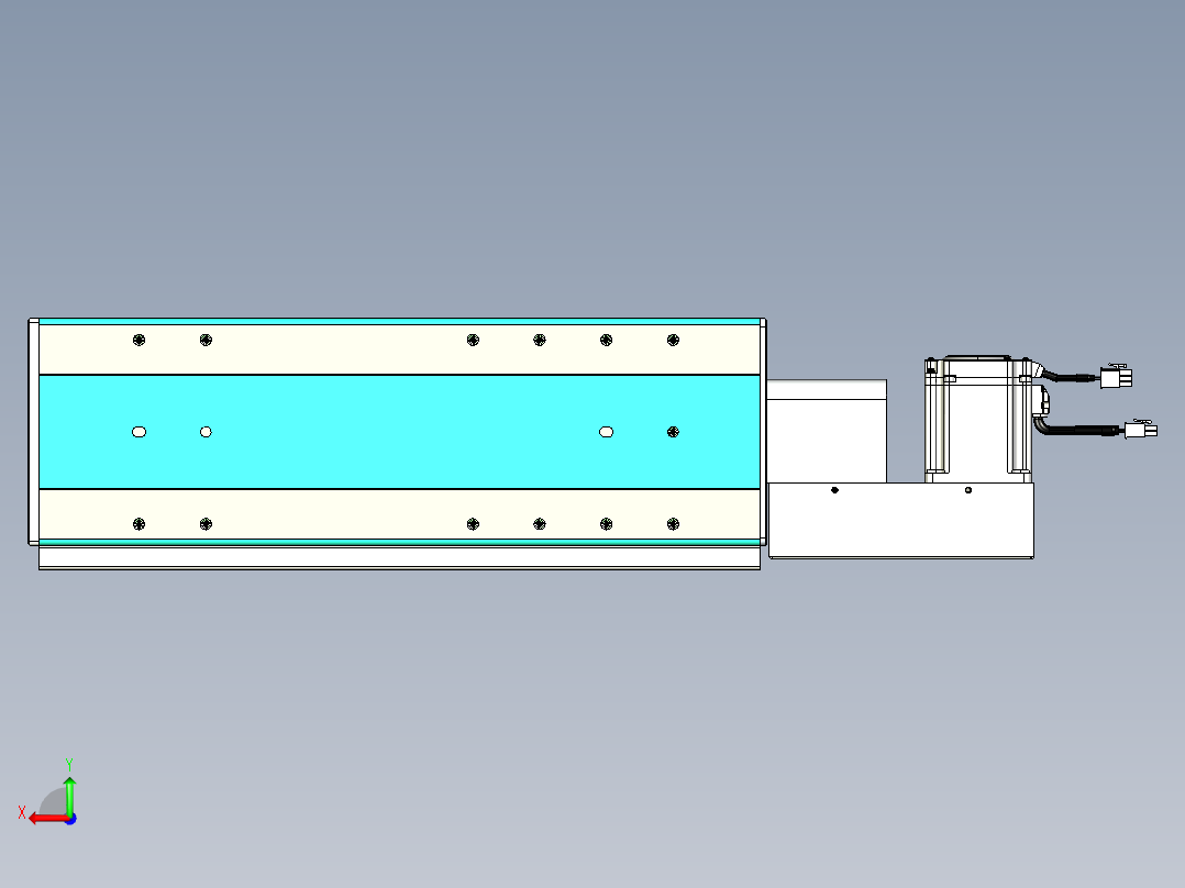 威洛博VBC同步带传动一无尘环境VBC17-L45-S250-BL-ZP75-C3后视图