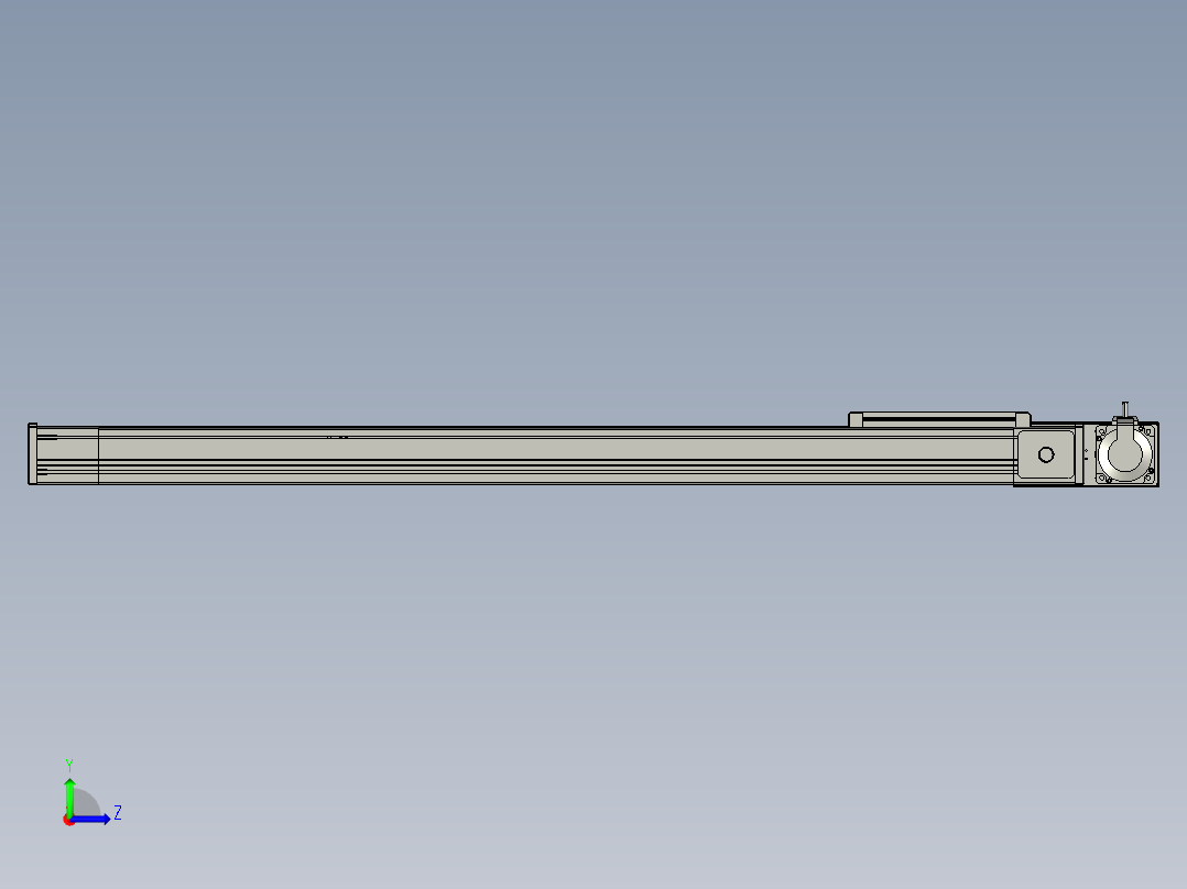欧规系列-LB8-L75-S1050-BL-ZP75-C3左视图