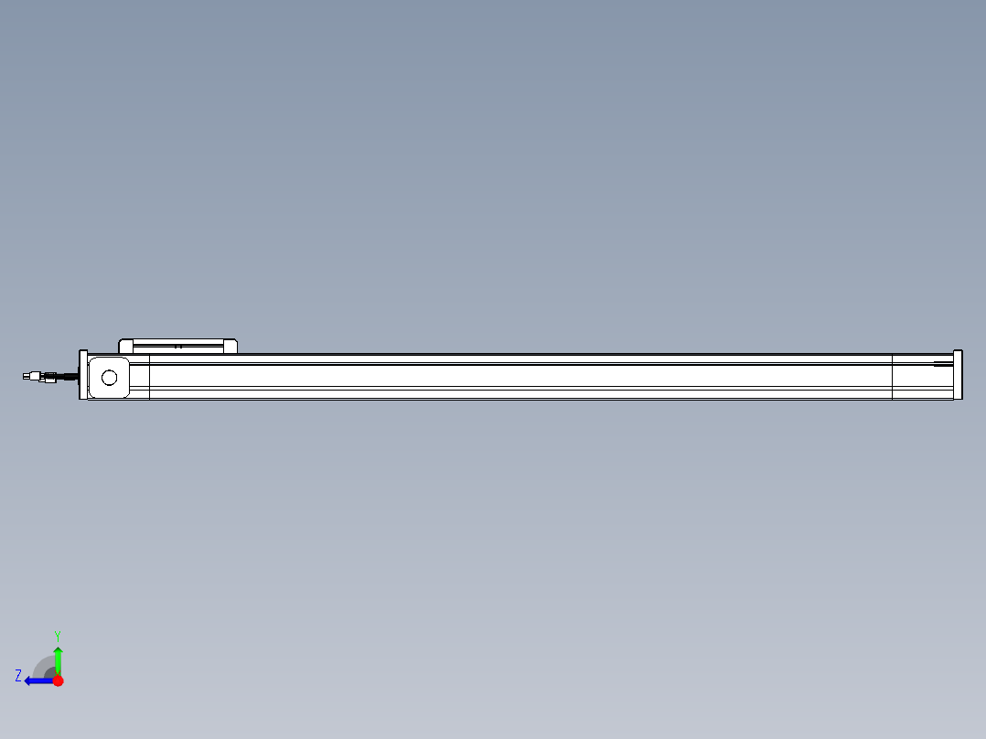 威洛博LB.GB同步带传动--欧规系列LB6A-L130-S950-BR右视图