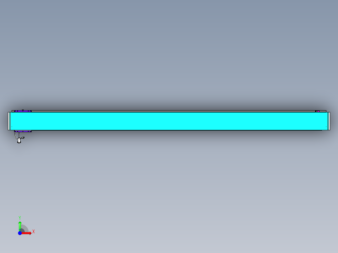 威洛博VL系列直线电机模组-VL17E2-S2750前视图
