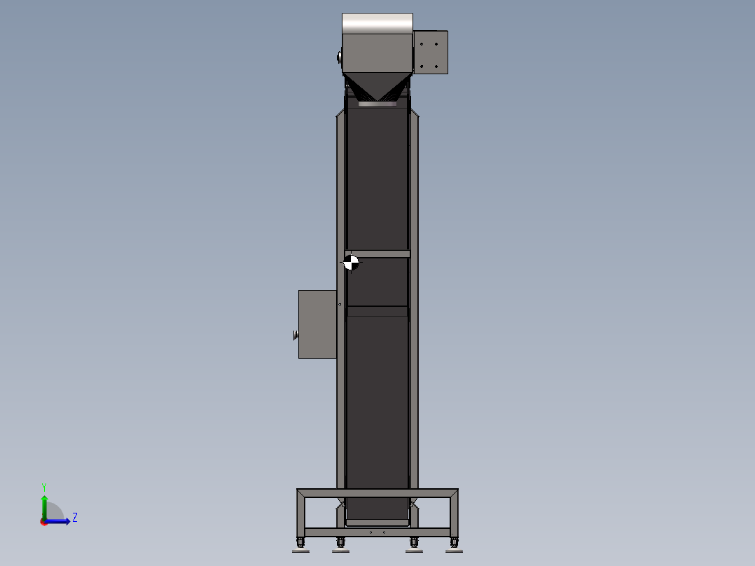 皮带大倾角一左视图