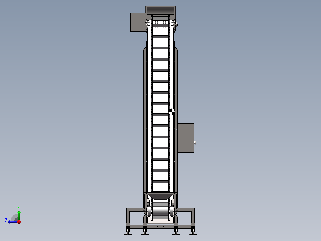 皮带大倾角一右视图