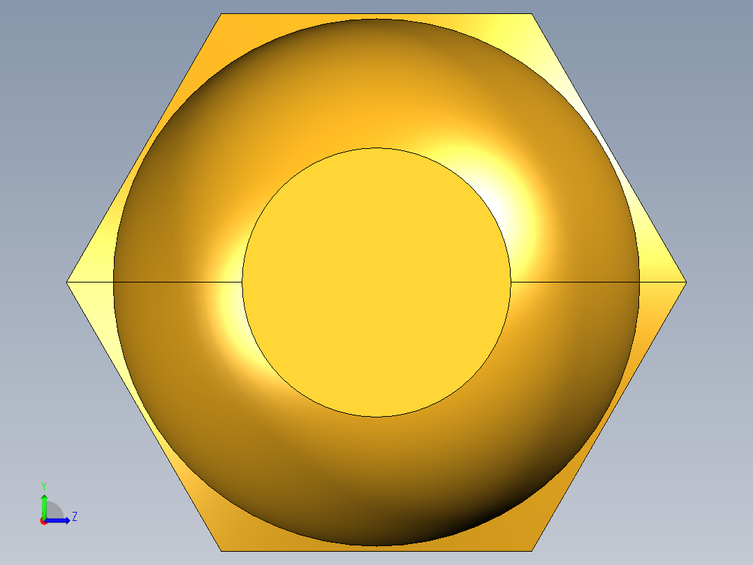 扩口式工业通用硬管接头Cap Nut 640F-3左视图