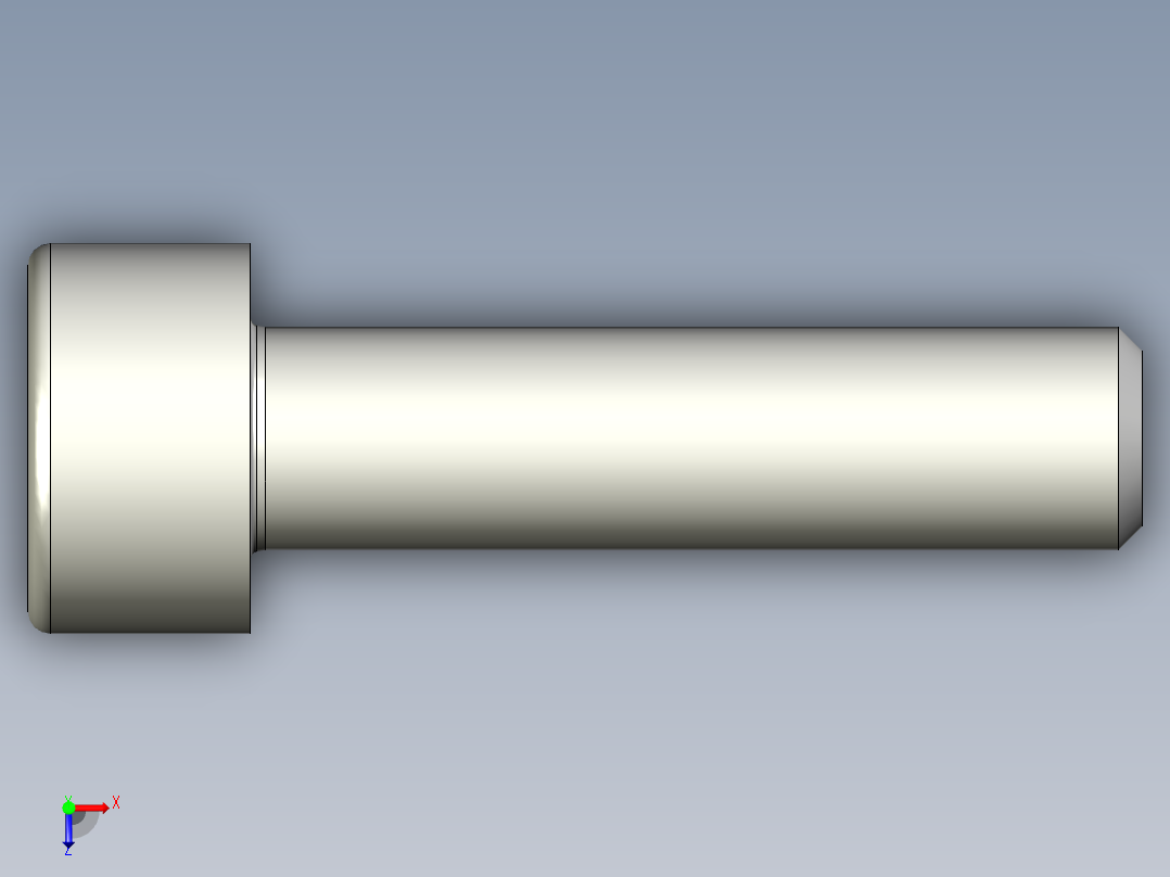 螺钉-DIN_912-M4x16.stp俯视图