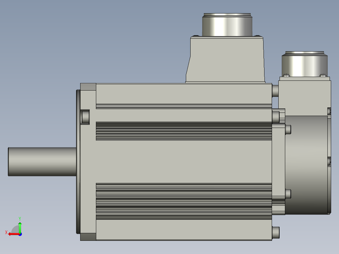 3000W MSME伺服马达后视图