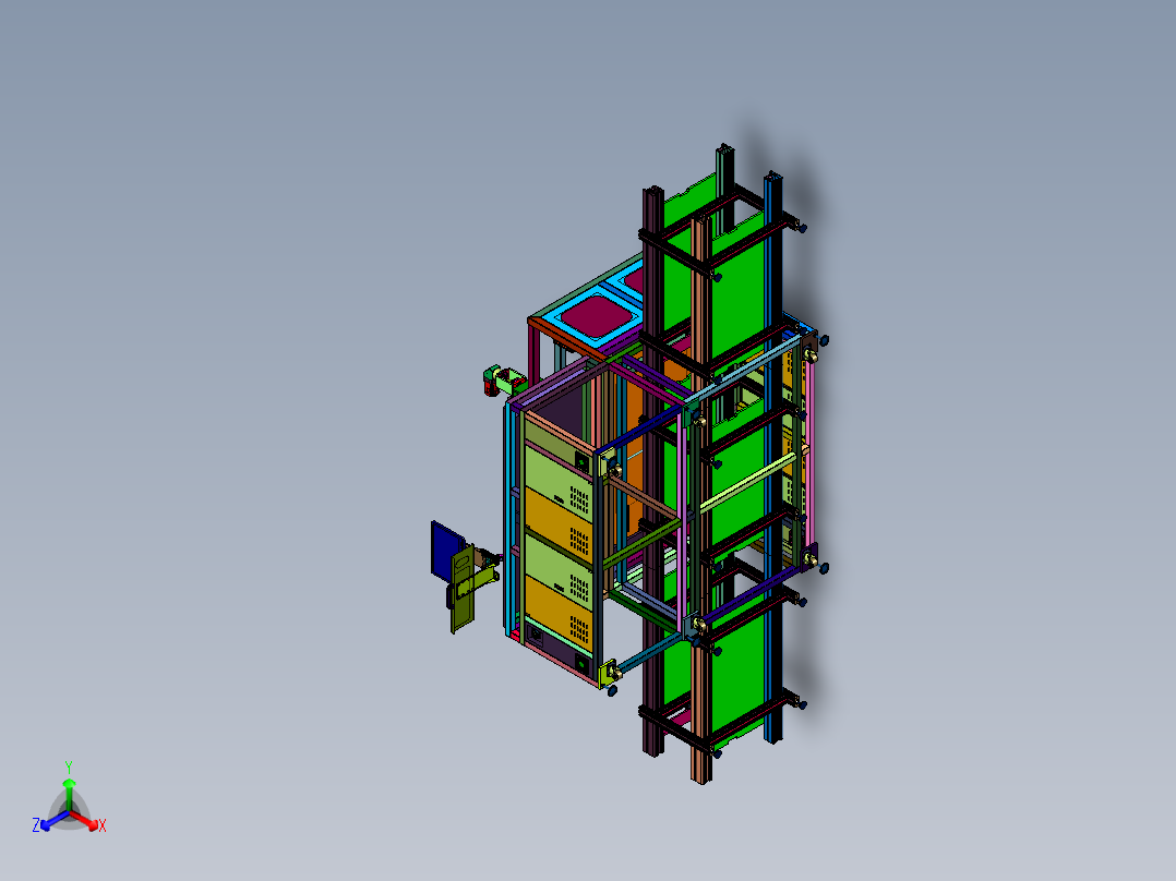 视觉引导显示器偏光片贴附机