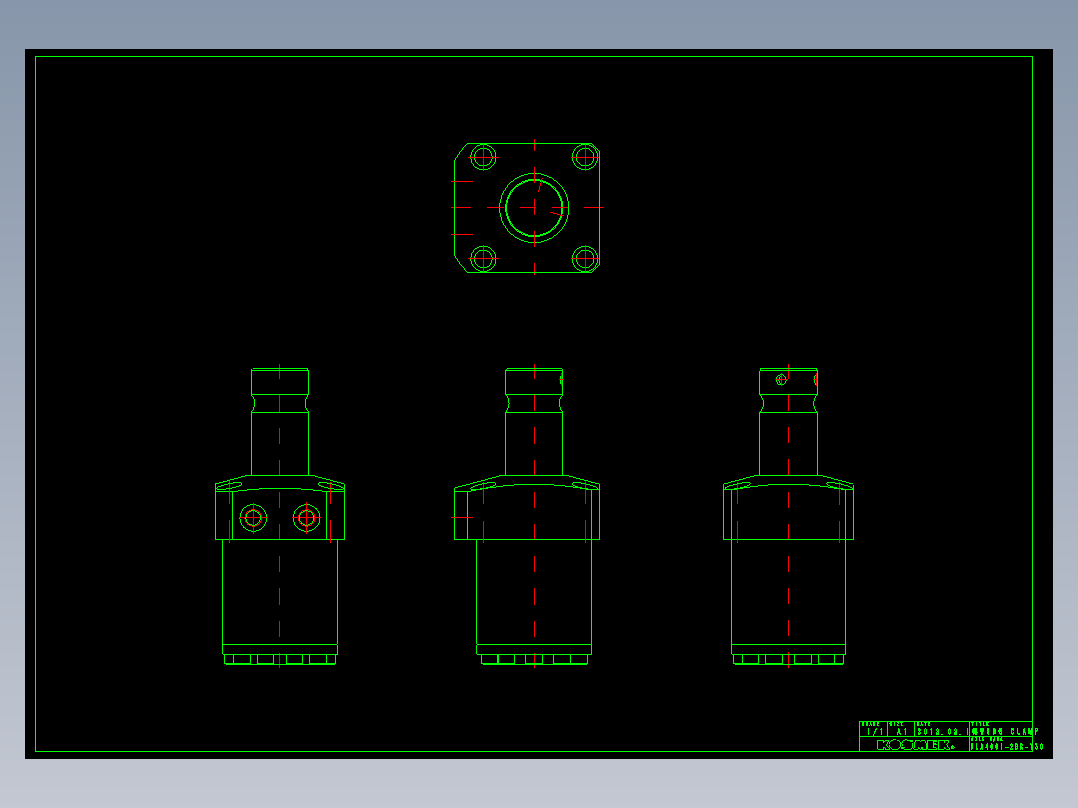 KOSMEKTLA4001-2BR-Y30多系列多零件图纸模型