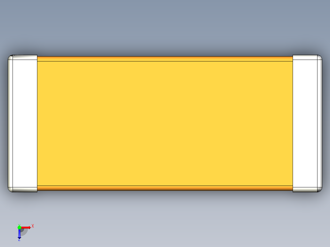 元器件3D封装C1210_14044俯视图