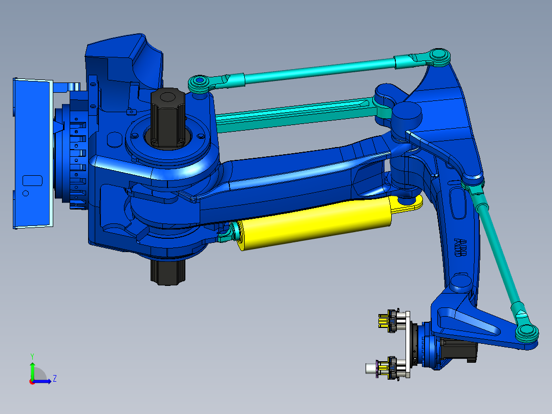 robotic-arm-abb-irb-760左视图