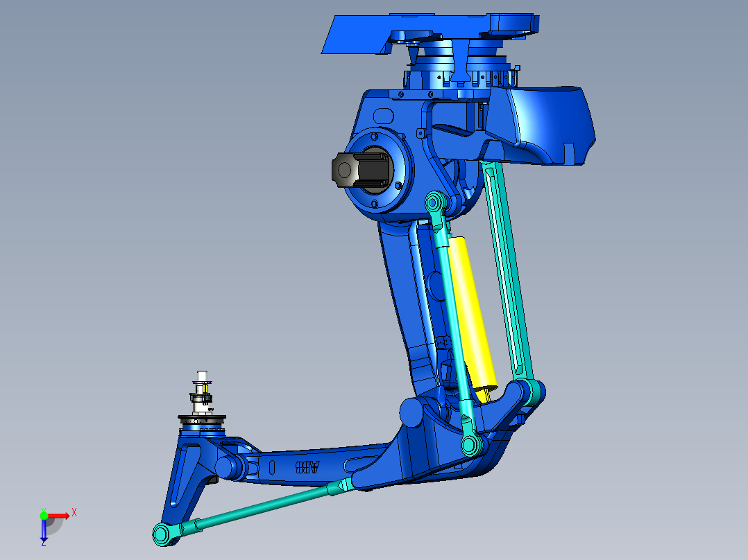 robotic-arm-abb-irb-760俯视图