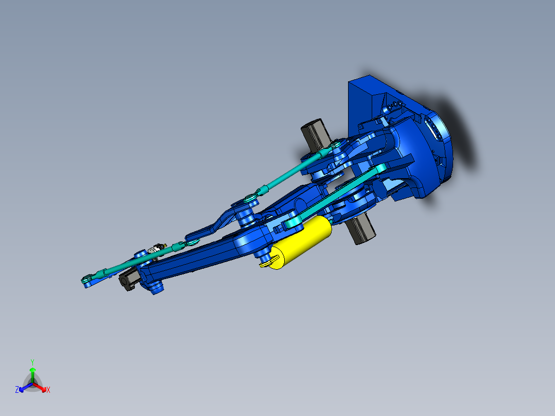 robotic-arm-abb-irb-760正等轴测图