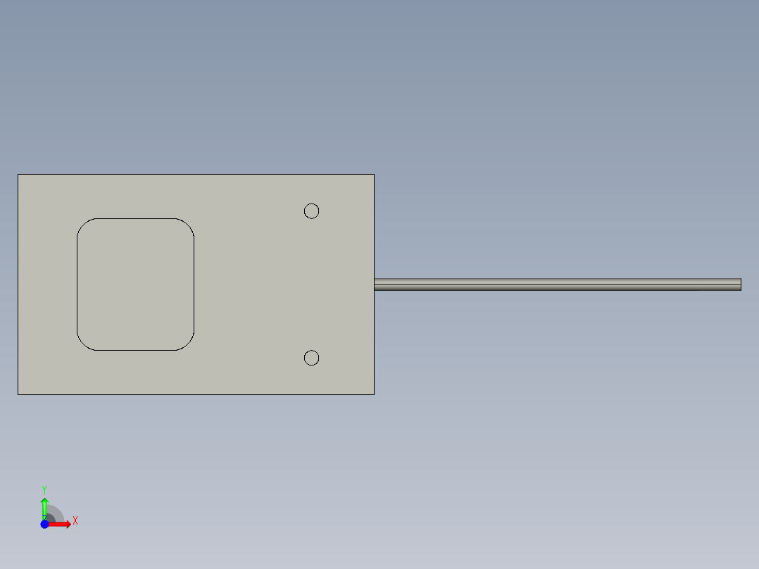 基恩士CA-DXB5A_kc图纸模型前视图