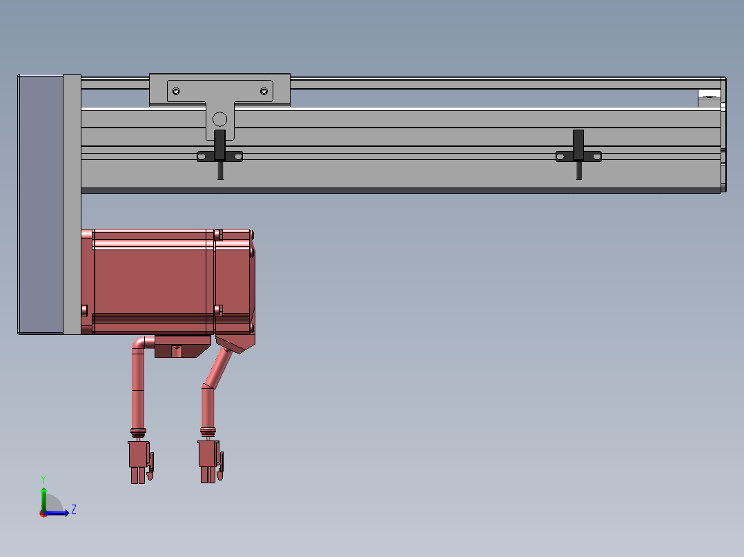 精密模组MY80S-T10-200L-P20B-BM-C4左视图