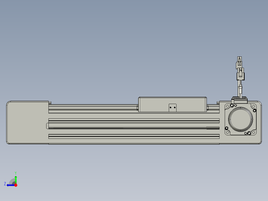 威洛博直线电机模组EB6-L140-S150-R-P40-MS3右视图