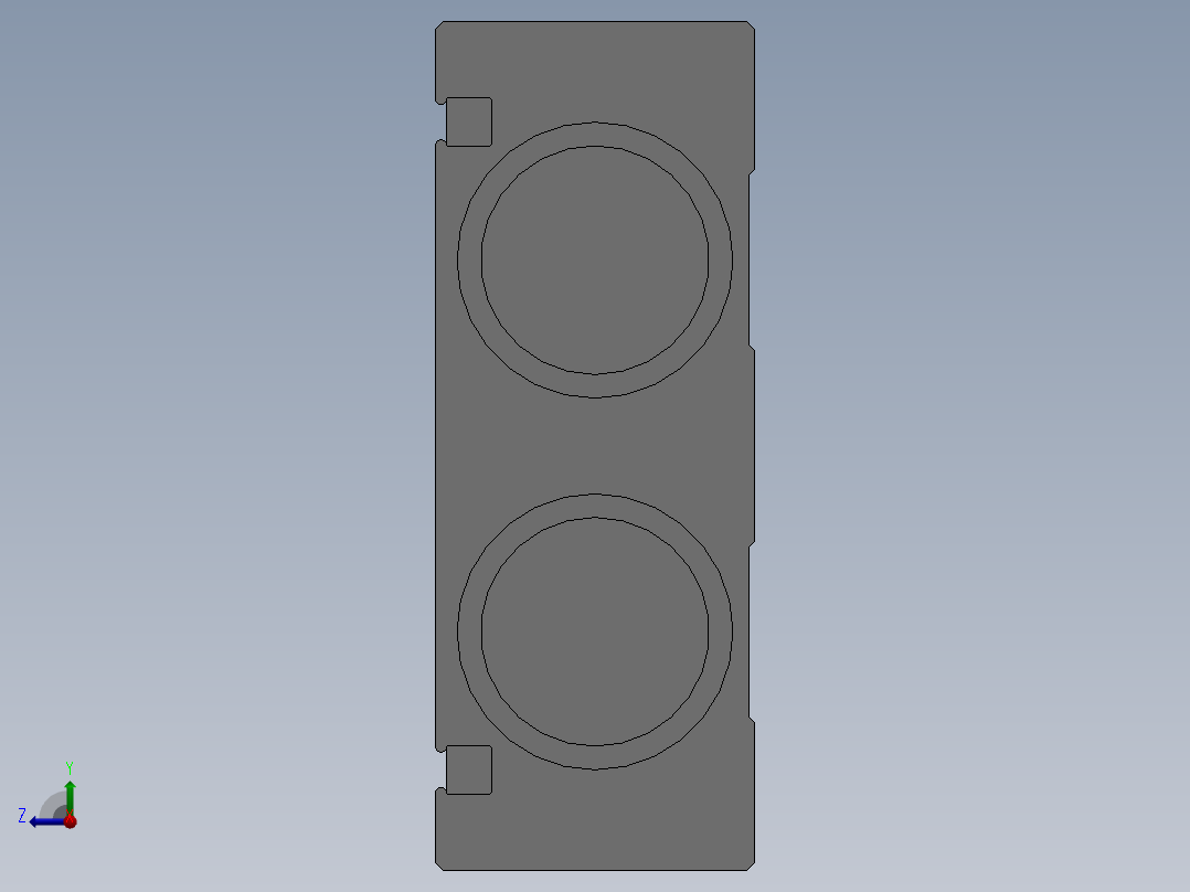 气缸TR25X20S右视图