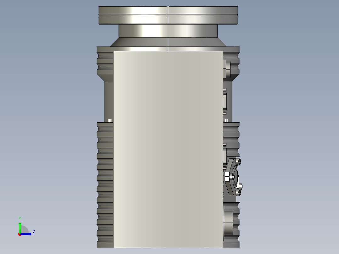 磁悬浮分子泵_TURBOVAC MAG W300 iP 100 CF左视图
