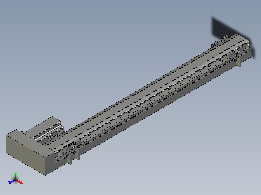 直线模组LHA6-S650-R-200W(16丝杆)设计图纸