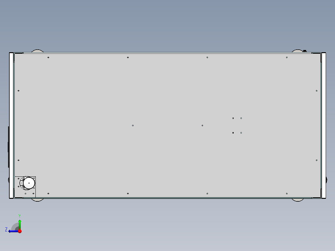 磁力传动的翻转机右视图