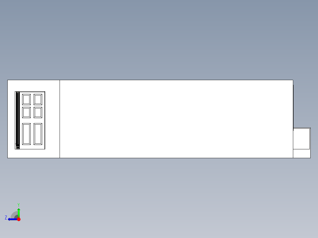 懒人床浴右视图