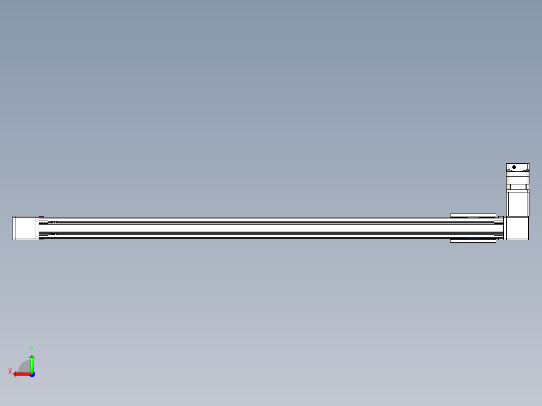 威洛博LB.GB同步带传动--欧规系列GB8-L192-S1600-BR-P75-K后视图
