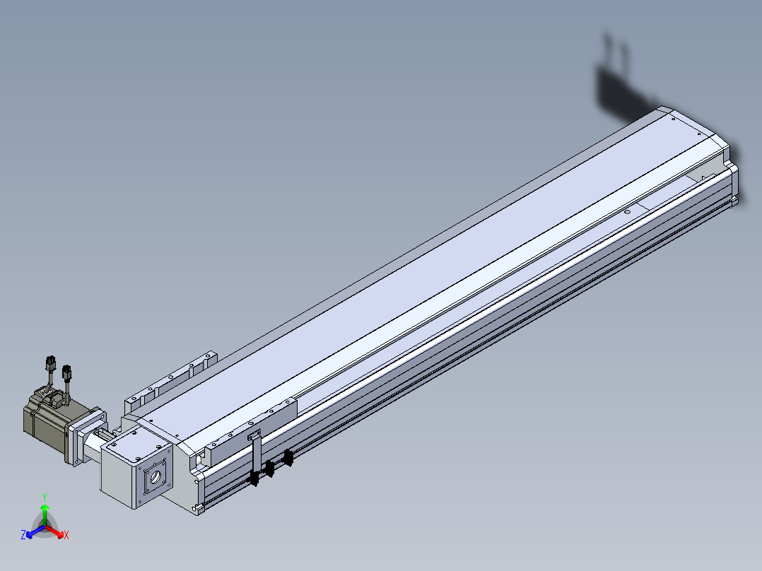 东锦同步带传动-直线滑台模组DH210B-L150-S950-BL-P750W-C3