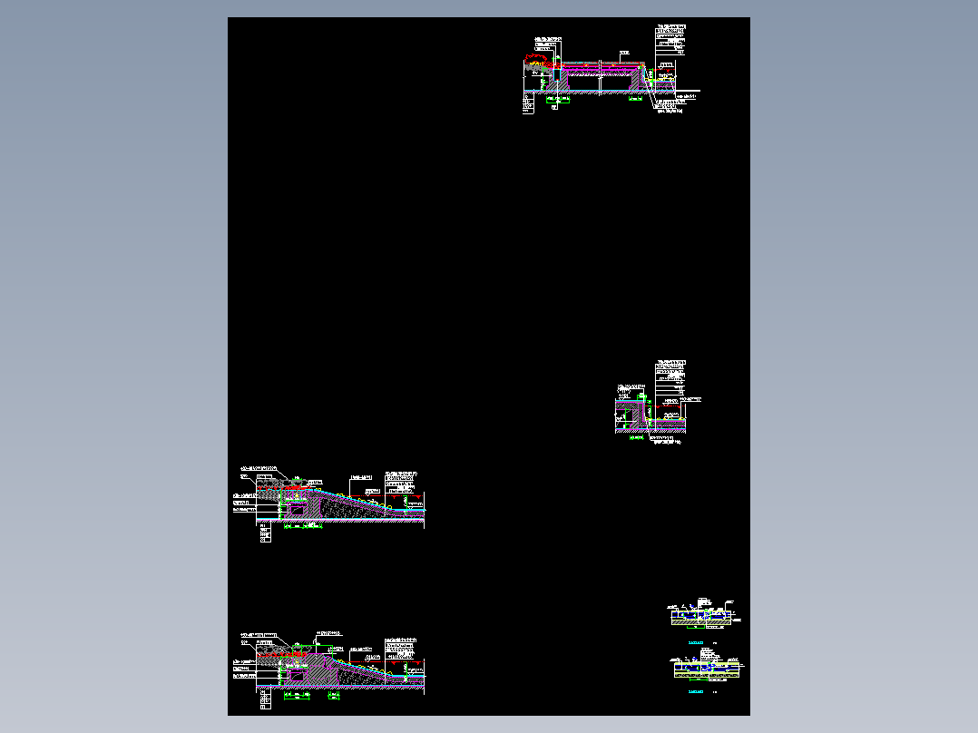 某地园林景观绿化设计施工通用大样图