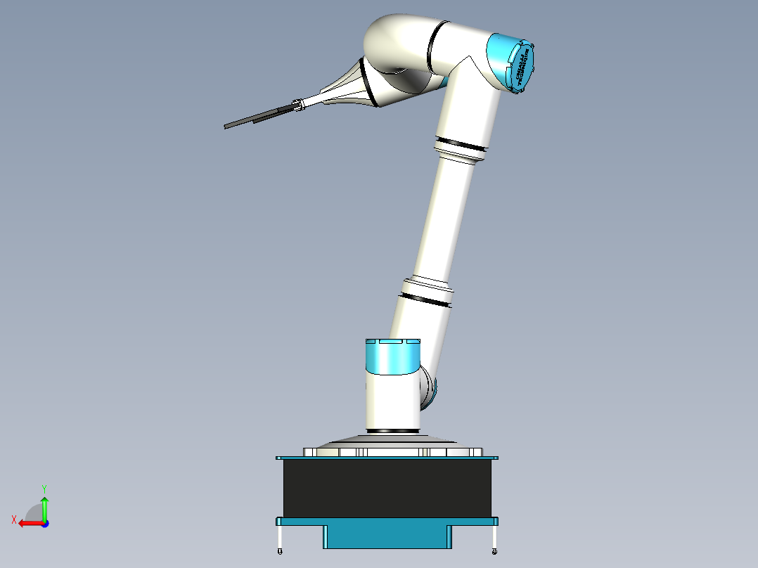 机械手模型后视图