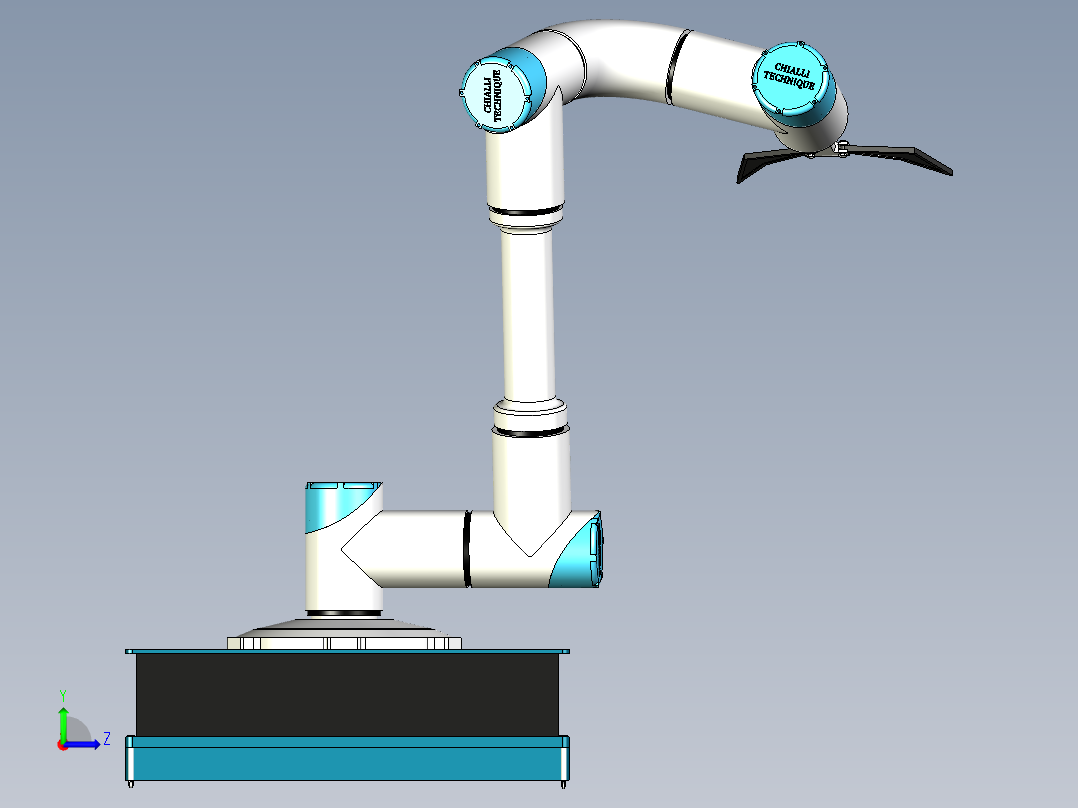 机械手模型左视图