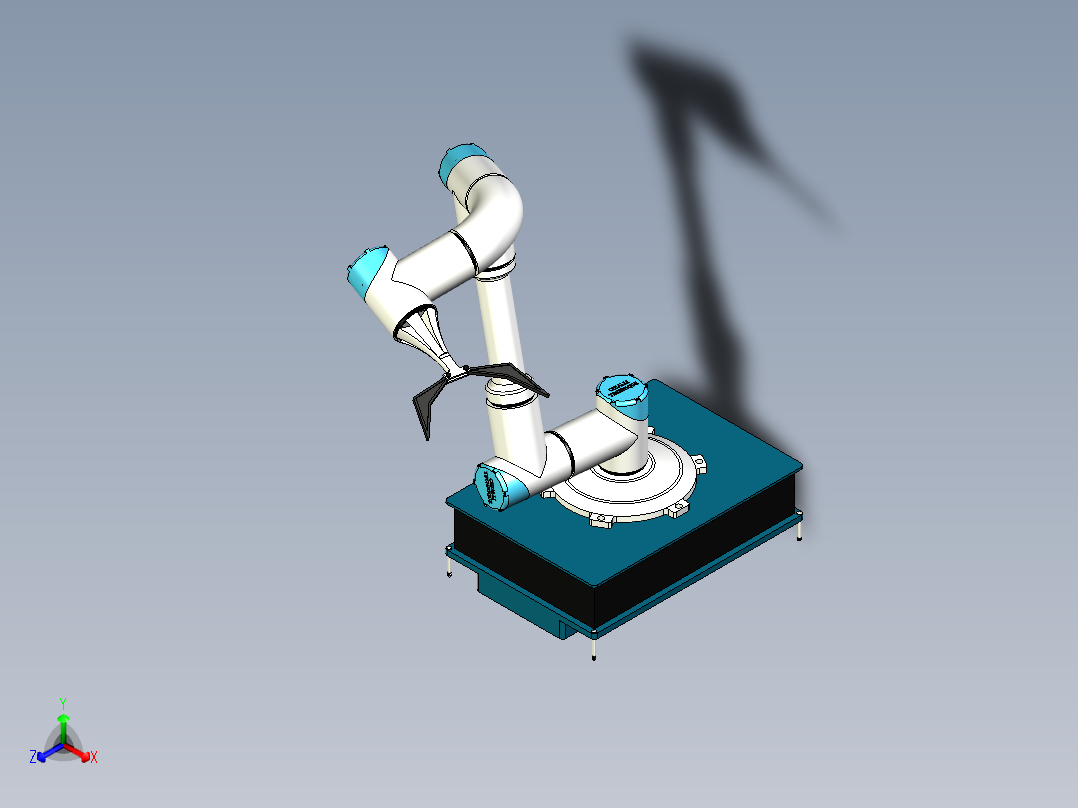 机械手模型正等轴测图
