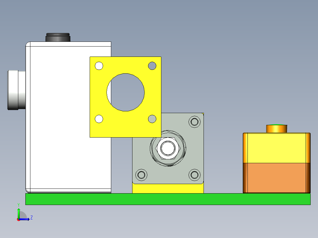 压紧夹具左视图
