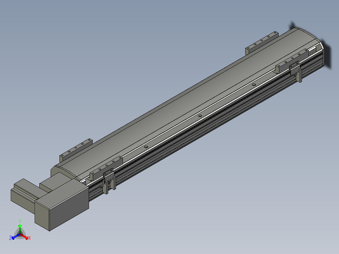 直线模组WG-LHB12-S650-BR设计图纸