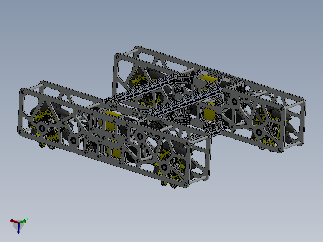 紧凑型麦克纳姆驱动底座