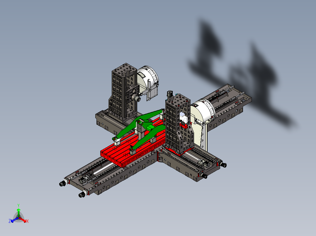 SHY-HDW4010双面镗铣加工中心