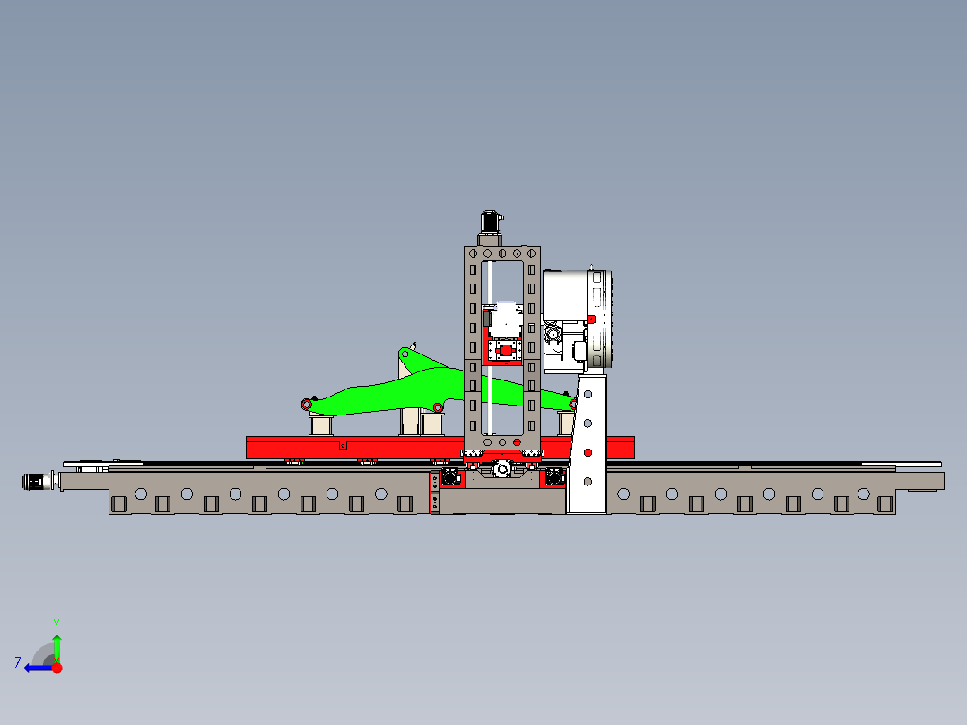 SHY-HDW4010双面镗铣加工中心右视图
