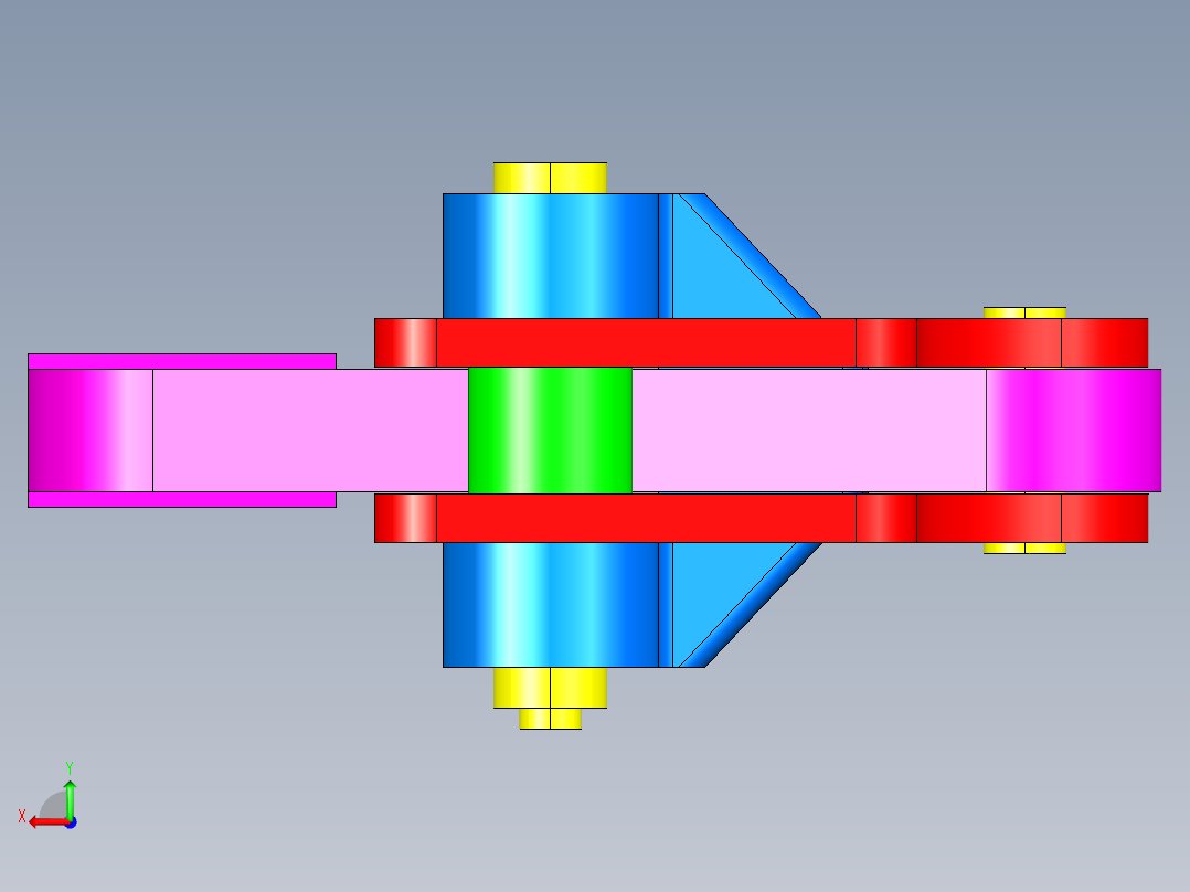 德克斯TUNKERS气缸数模T5-05.2BA后视图