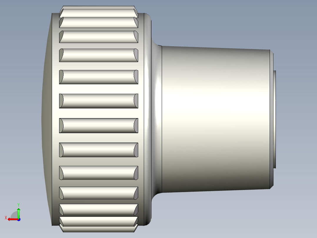 把手(凸紋)B.259,B.259-CLEAN-3D多系列多零件图纸模型后视图