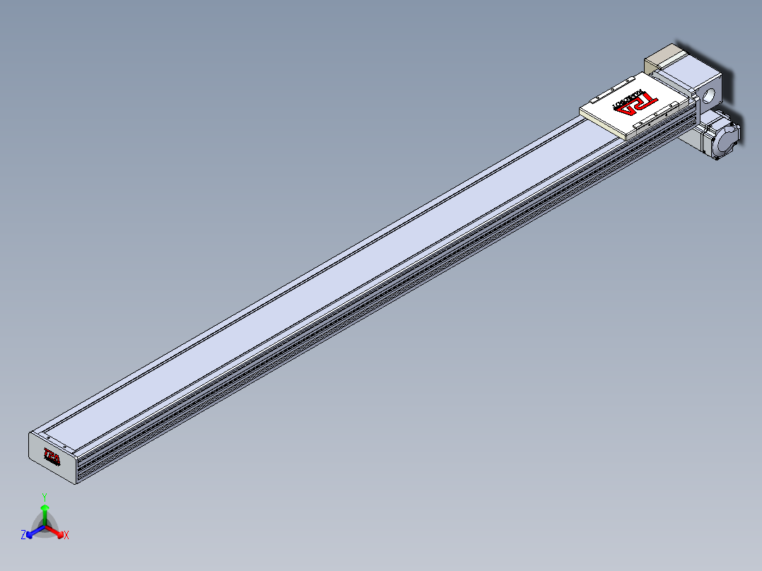 同步带全封闭直线模组TPA-HCB-110D-90-L1250-RP-Y-P40-N3
