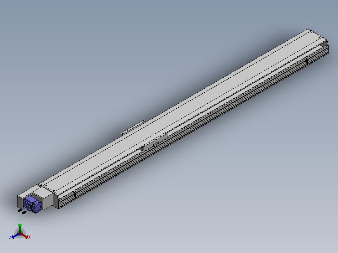 精密模组MT220-L150-2300-L-M75-C4正等轴测图