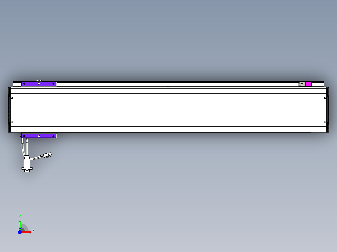 威洛博VL系列3d模型模组VL14S1Y-S800前视图