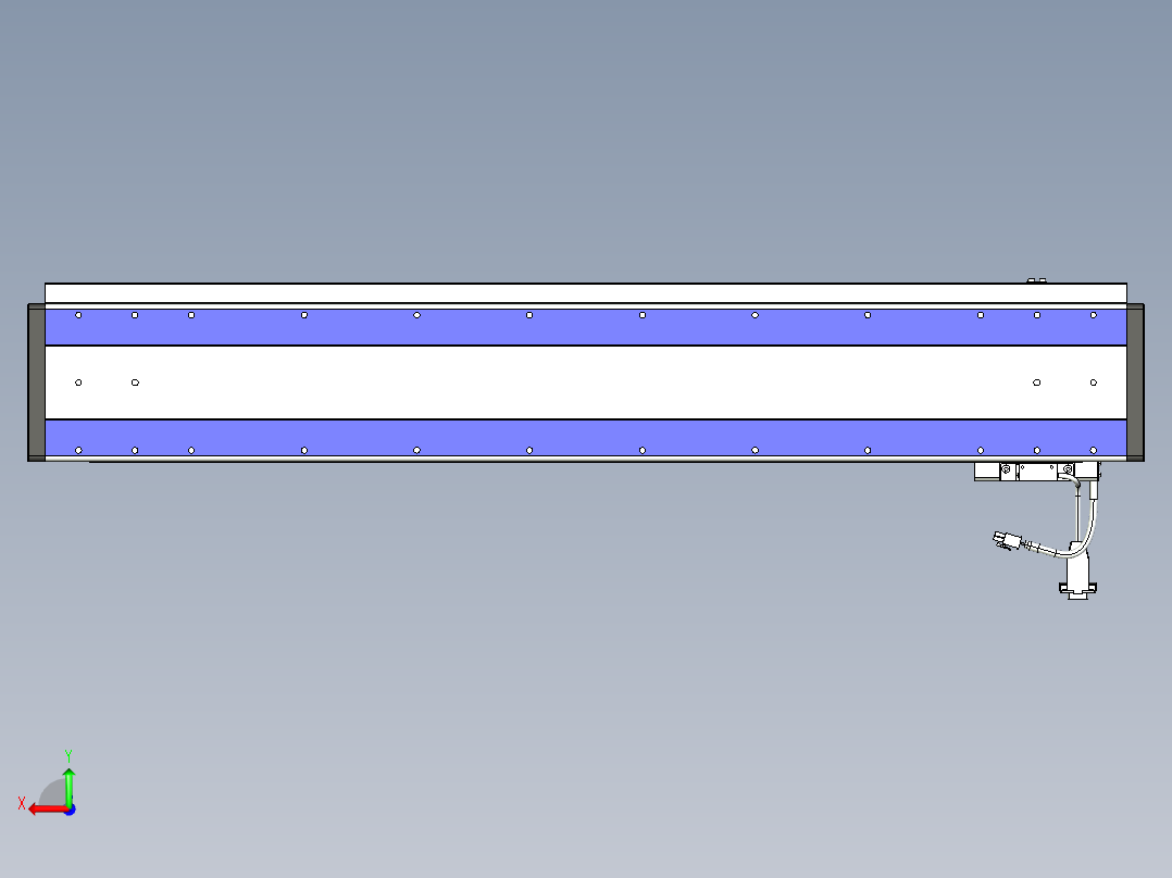 威洛博VL系列3d模型模组VL14S1Y-S800后视图
