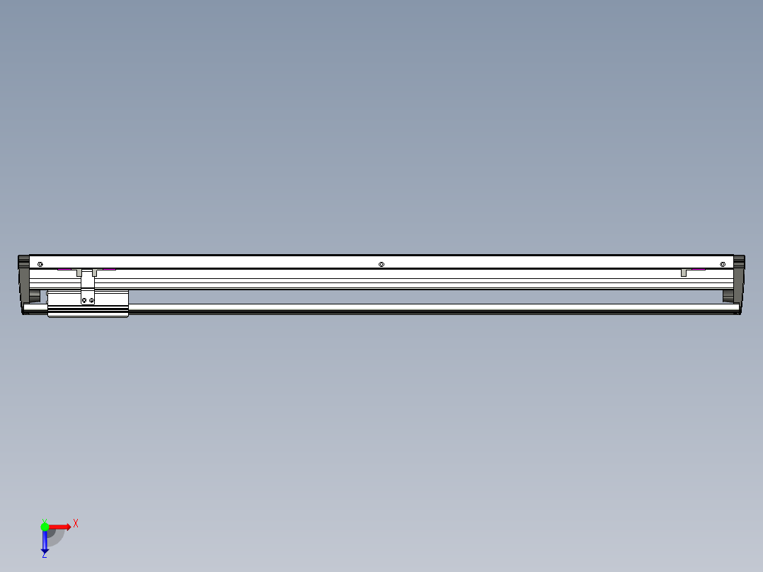 威洛博VL系列3d模型模组VL14S1Y-S800俯视图