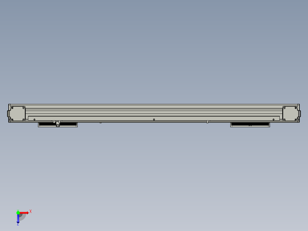 威洛博双电机滑台-VBC14S2-L100-S600-BLR-P40-C6俯视图